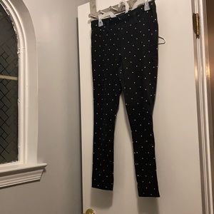 Black Polka Dot Jeggings